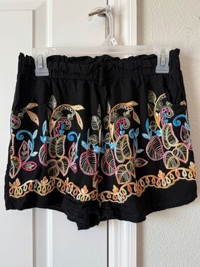 Women’s Boho Embroidered Shorts